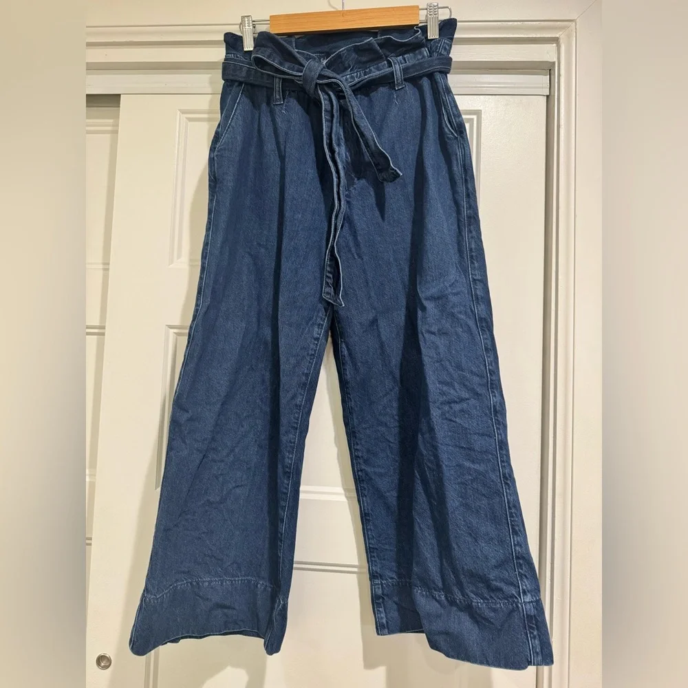 Boden Paperbag Wide-leg jeans